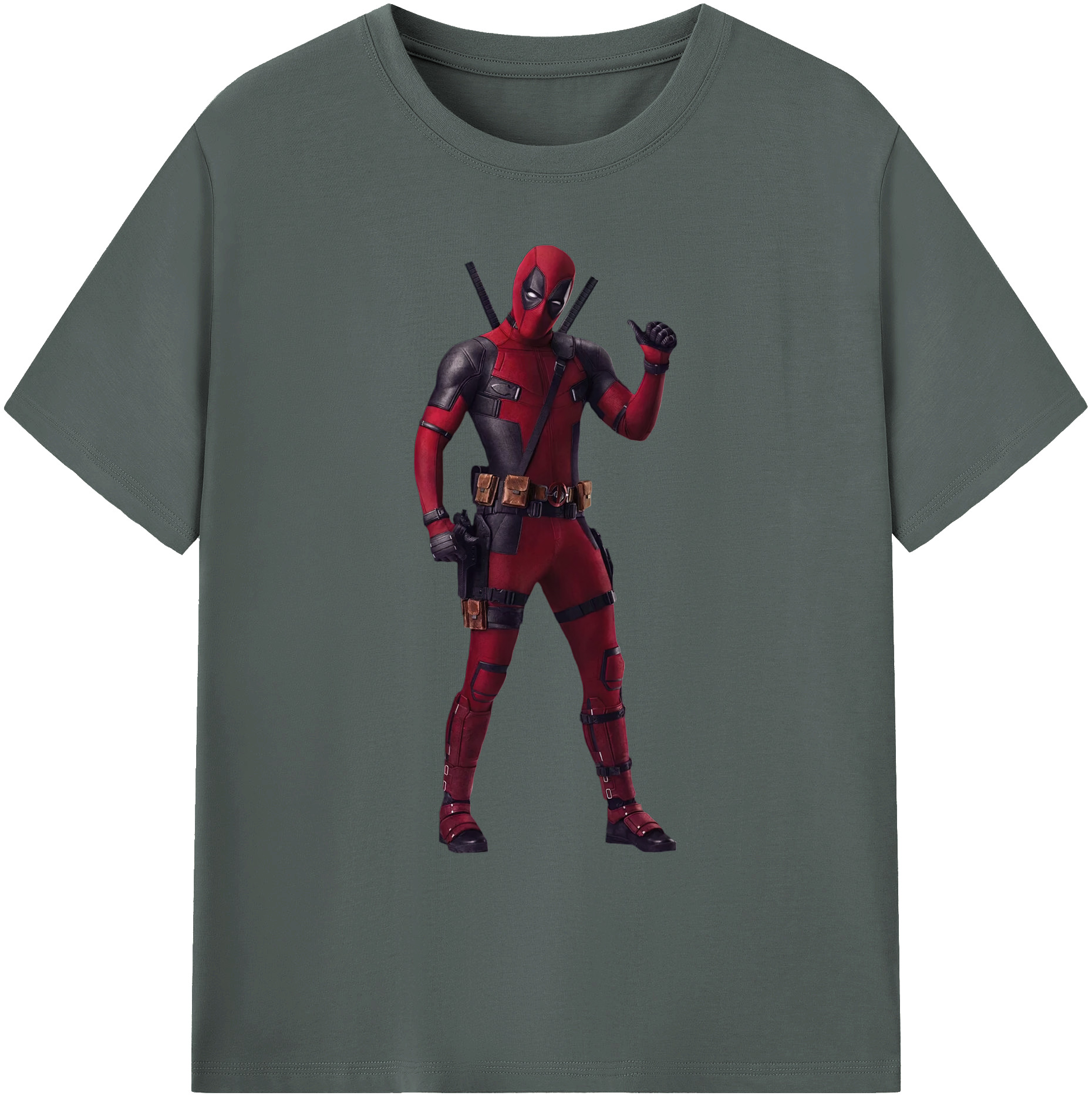 （画像用） Deadpool デッドプール 綿100％ メンズ半袖Tシャツ｜肌触りやわらか＆通気性